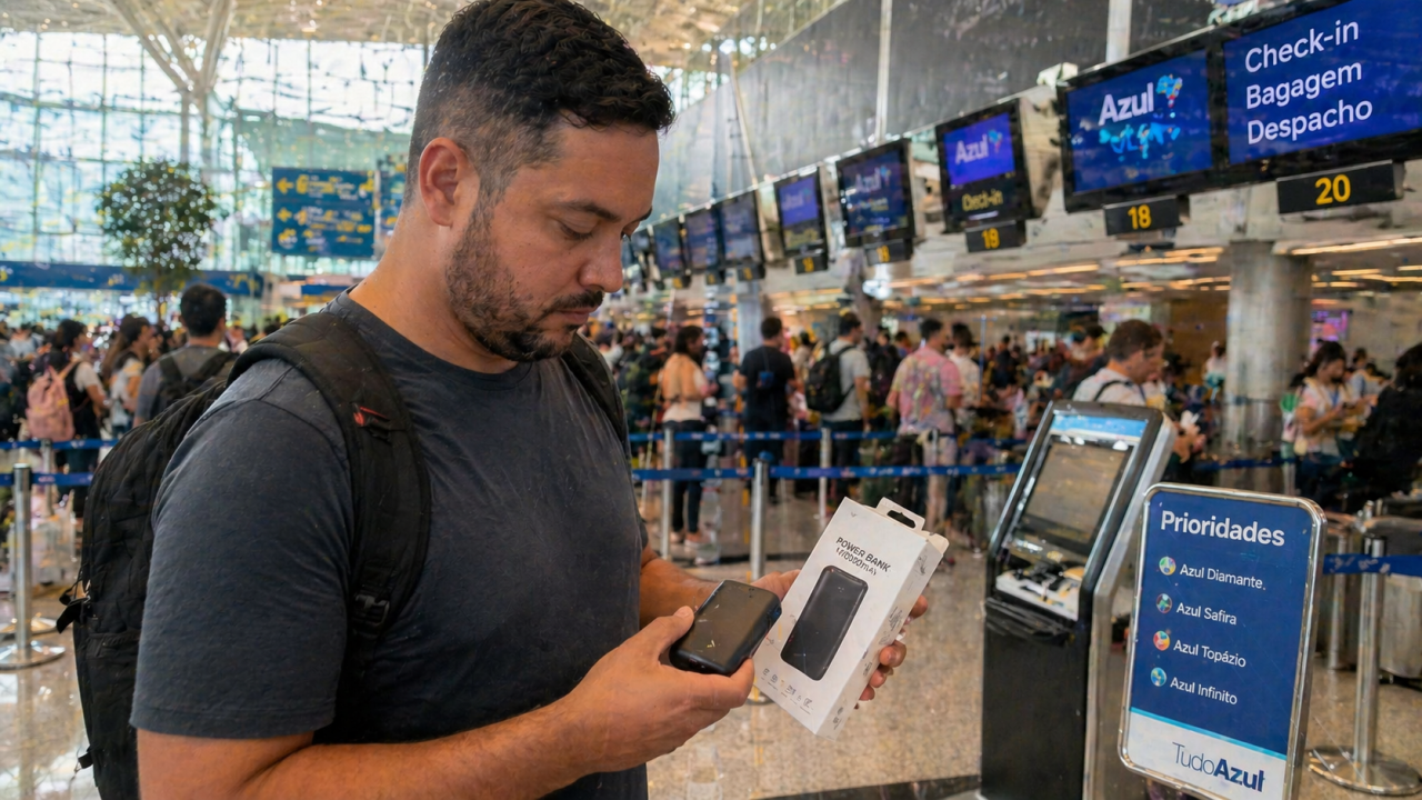 Power bank no avião: As novas regras que você precisa saber