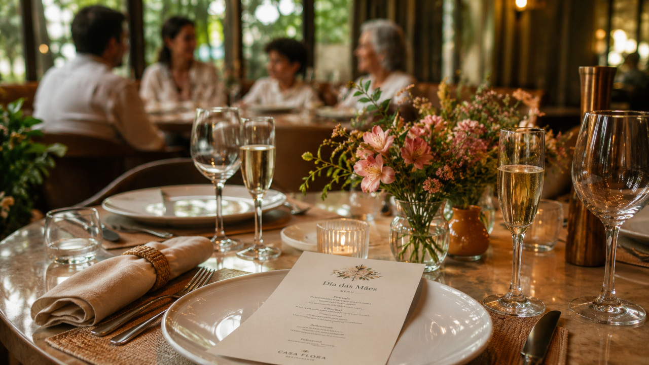 Almoço de Dia das Mães: como saber o menu fechado antes de ir
