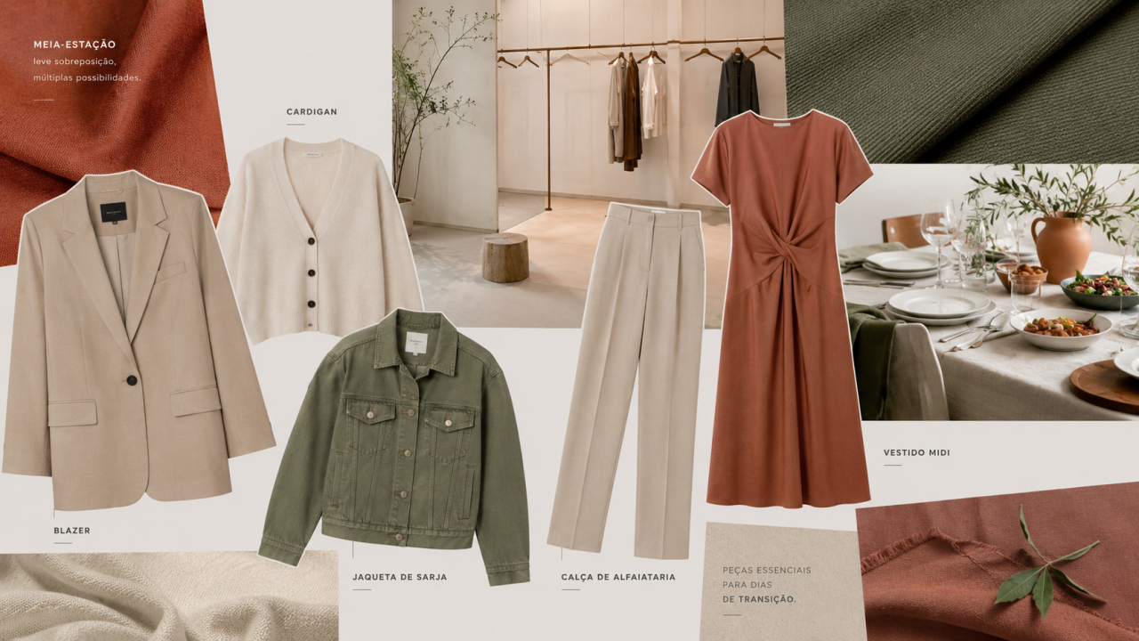 Look de almoço em família: peças de meia-estação que somem das vitrines
