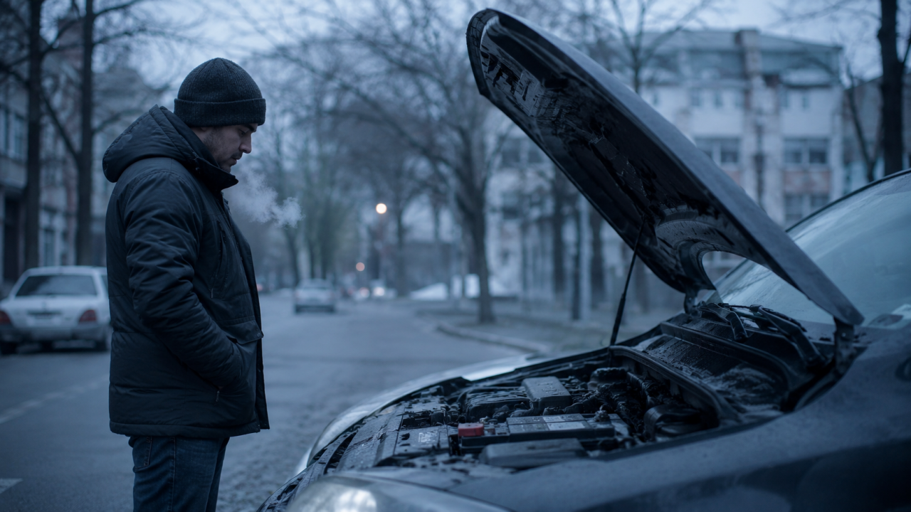 Bateria fraca no frio: os sinais antes de o carro não ligar
