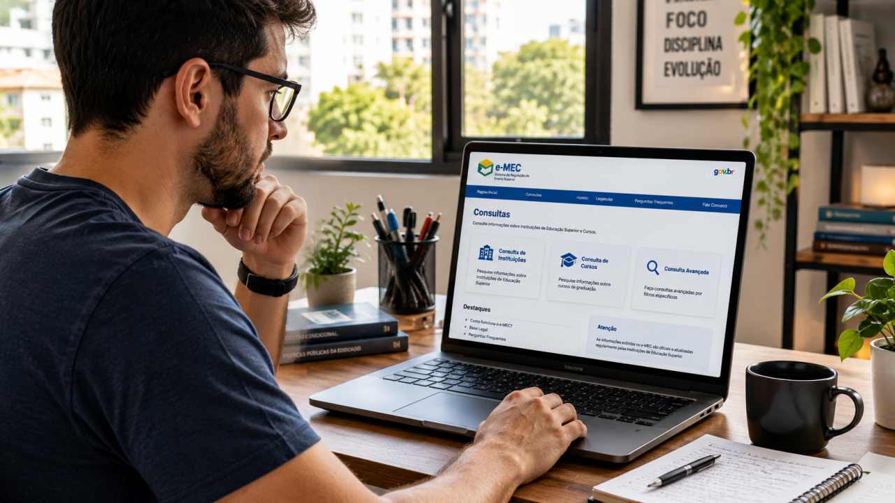Diploma válido começa antes da matrícula: como checar no e-MEC