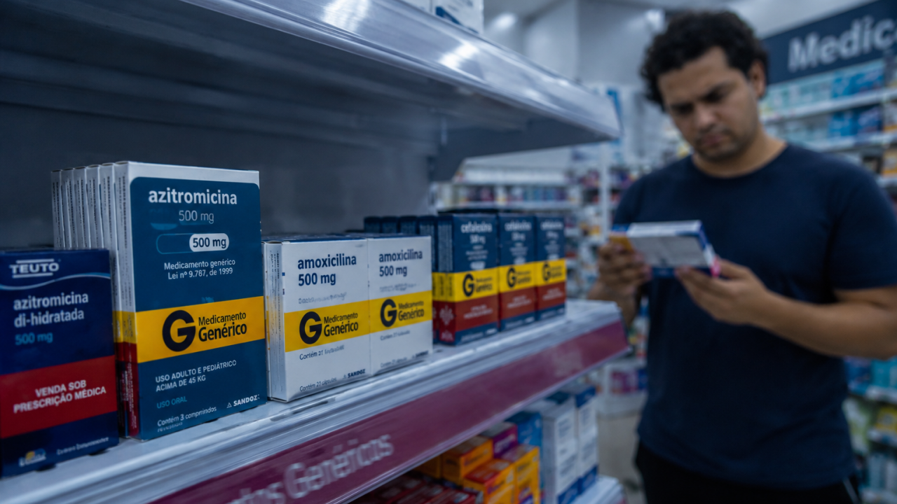 Gripe forte não se trata com antibiótico: o erro que ainda lota farmácia