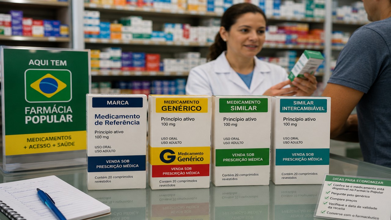 Farmácia popular, genérico ou similar: como economizar sem comprar errado