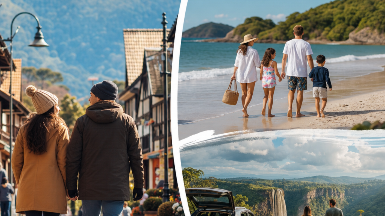 Férias de julho no Brasil: destinos de frio, praia e bate-volta para gastar menos