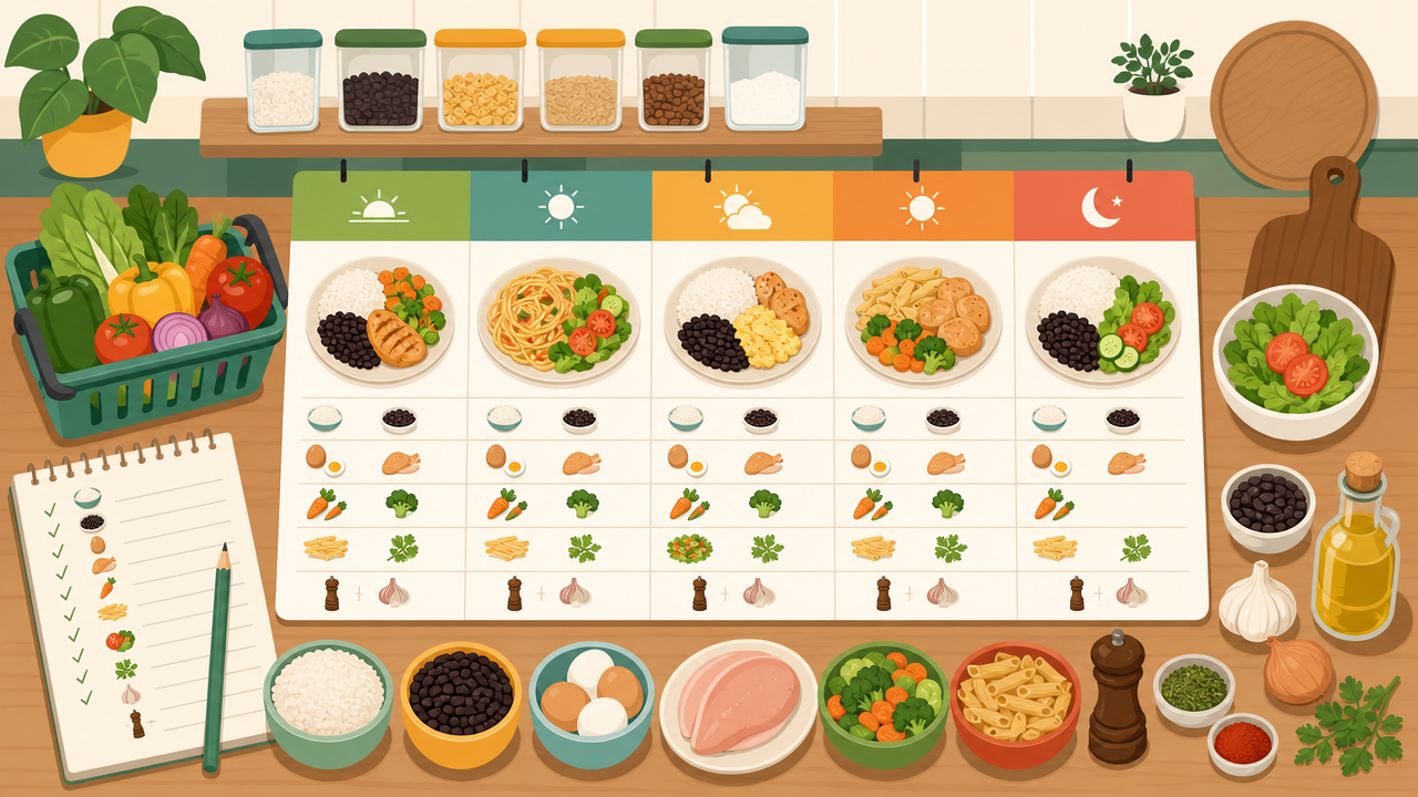 Cardápio de 5 dias: como repetir ingredientes sem enjoar das refeições