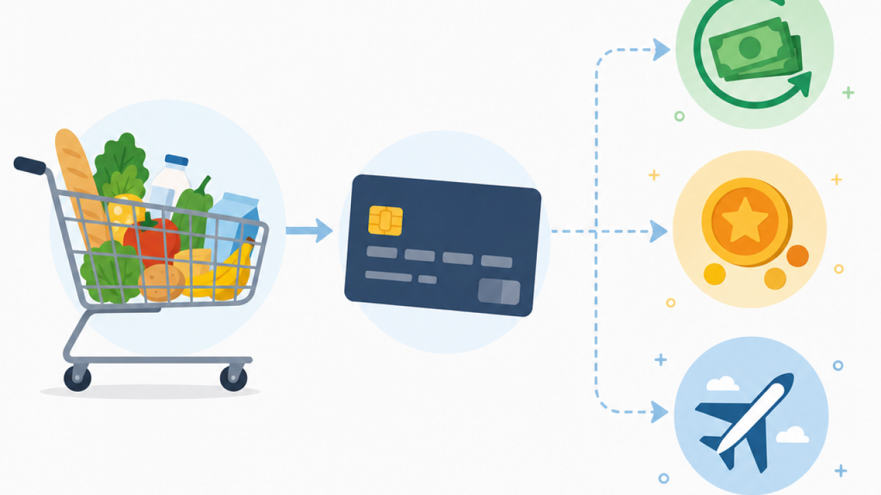 Cashback, pontos ou milhas: qual benefício combina com compra de mercado?