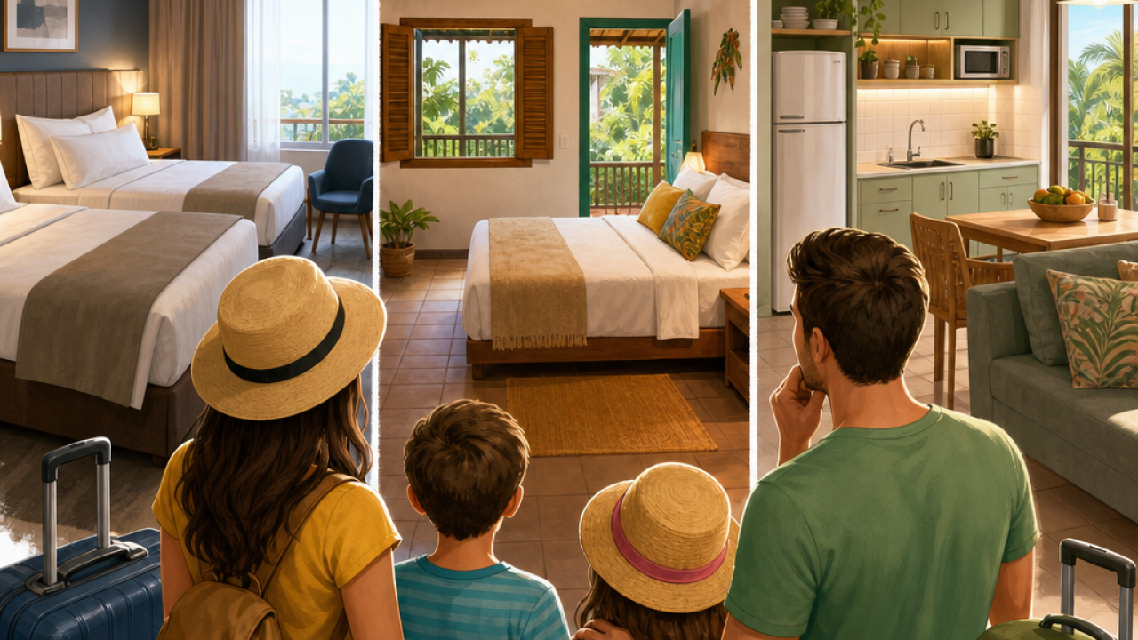 Hotel, pousada ou Airbnb: qual hospedagem vale mais para viagem em família?