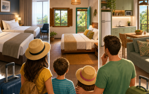 Hotel, pousada ou Airbnb: qual hospedagem vale mais para viagem em família?