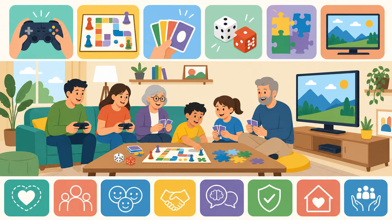 Jogos em família nas férias: 10 ideias leves para todo mundo participar