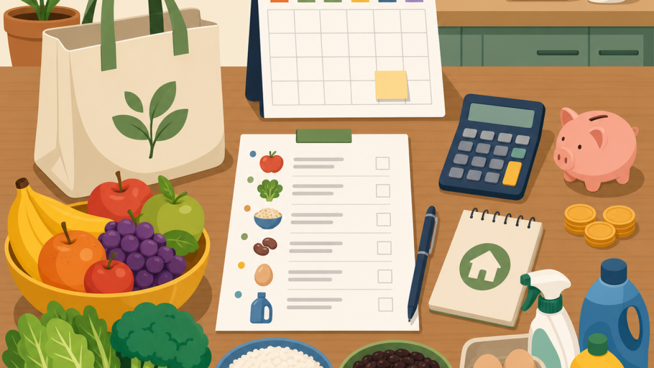 Lista de compras semanal: como montar sem estourar o orçamento