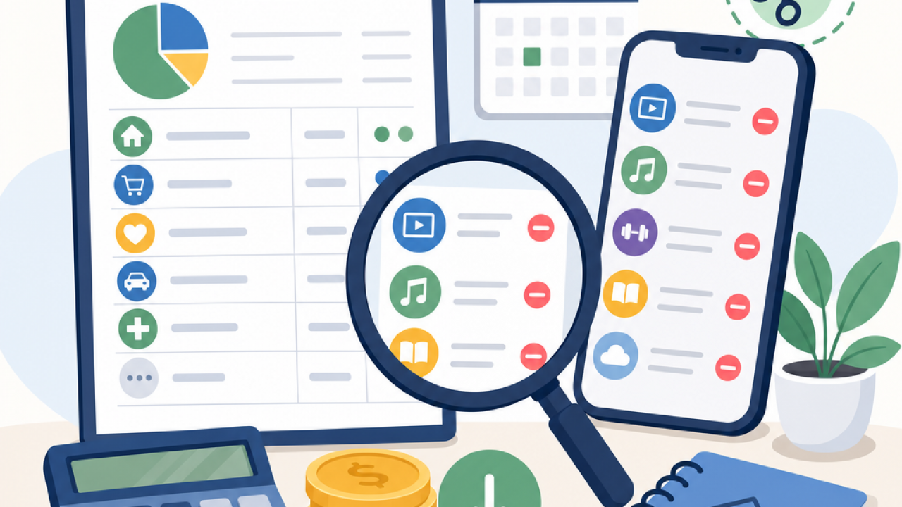 Assinaturas mensais: como revisar e cortar gastos invisíveis