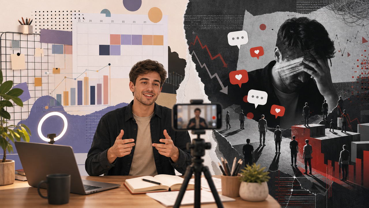 Influenciador virou carreira ou dependência de algoritmo?