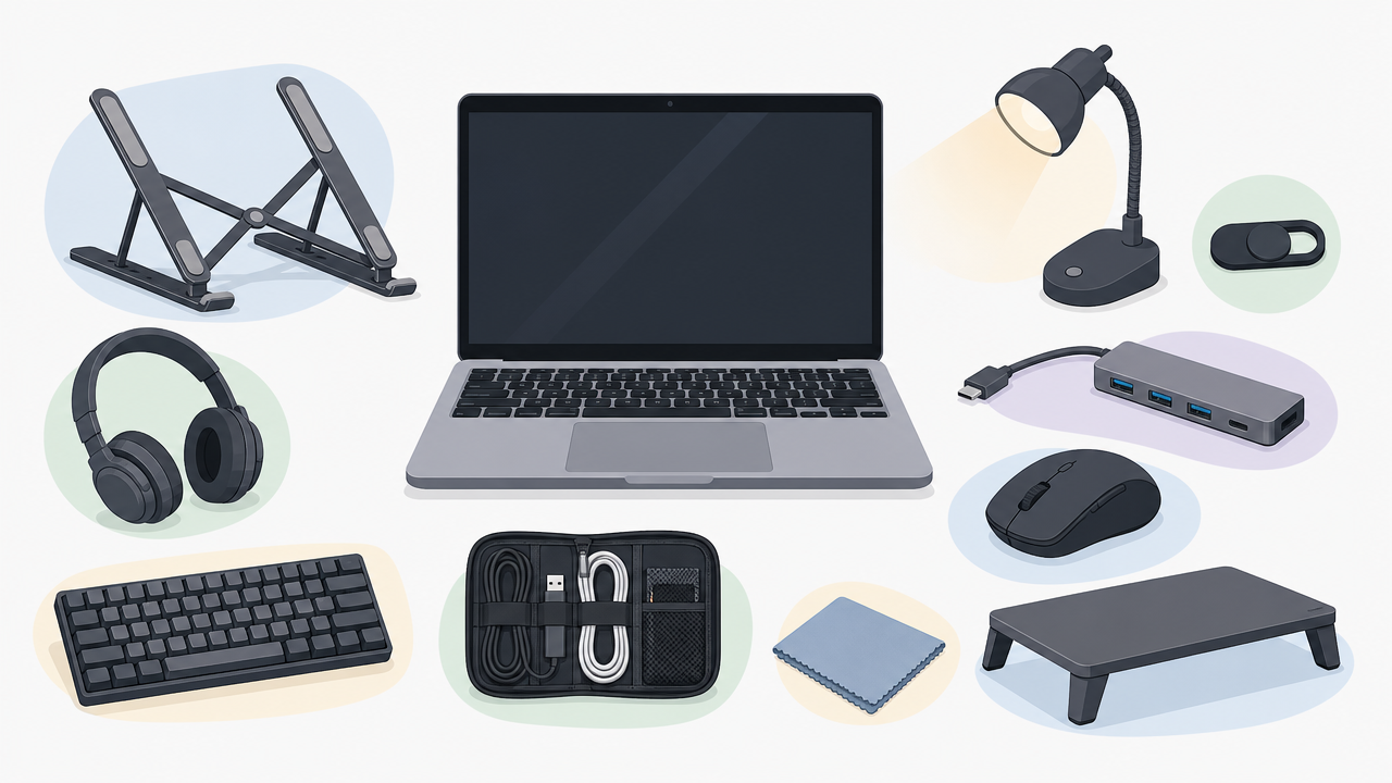Acessórios para notebook: 10 itens baratos que resolvem problemas reais