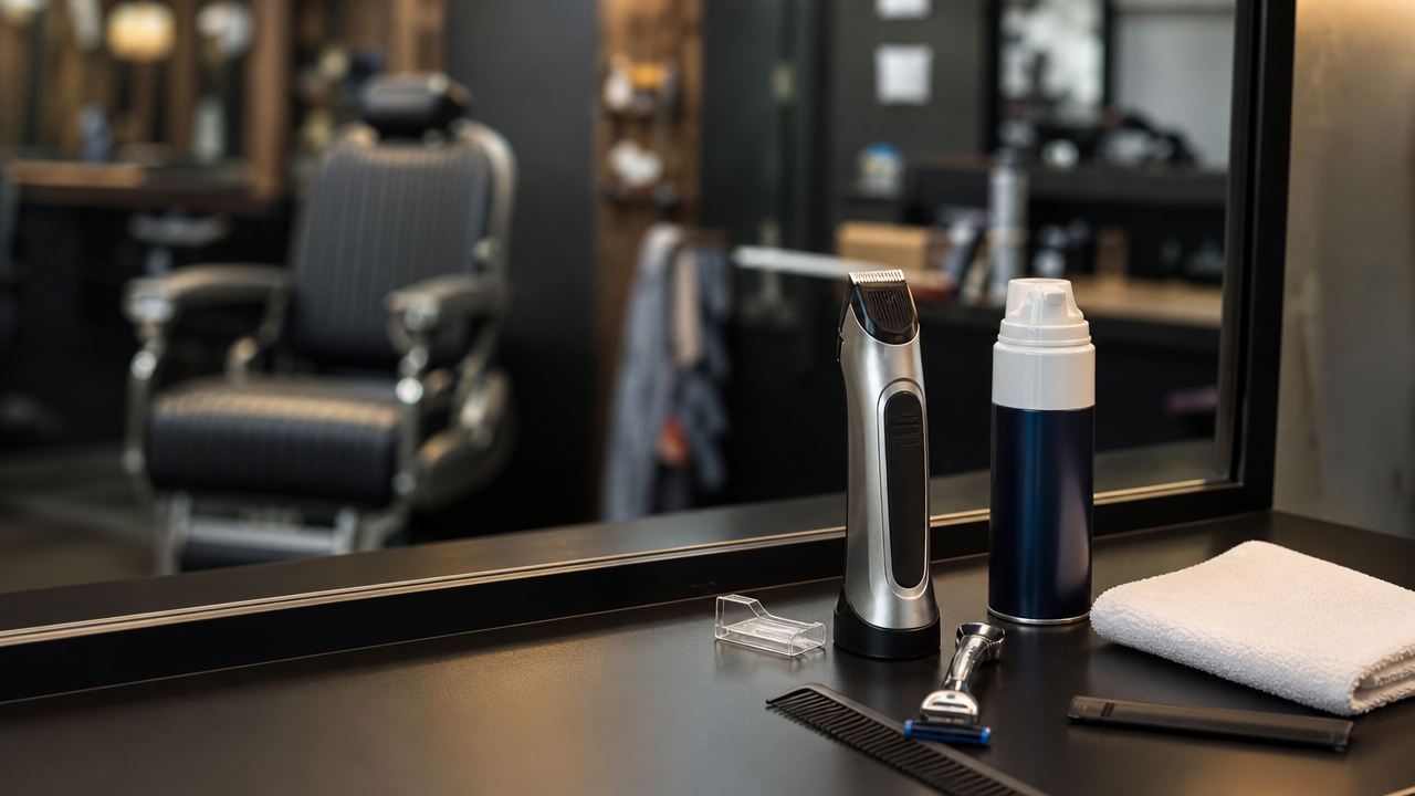 Barba em casa ou barbearia: o que realmente compensa na rotina