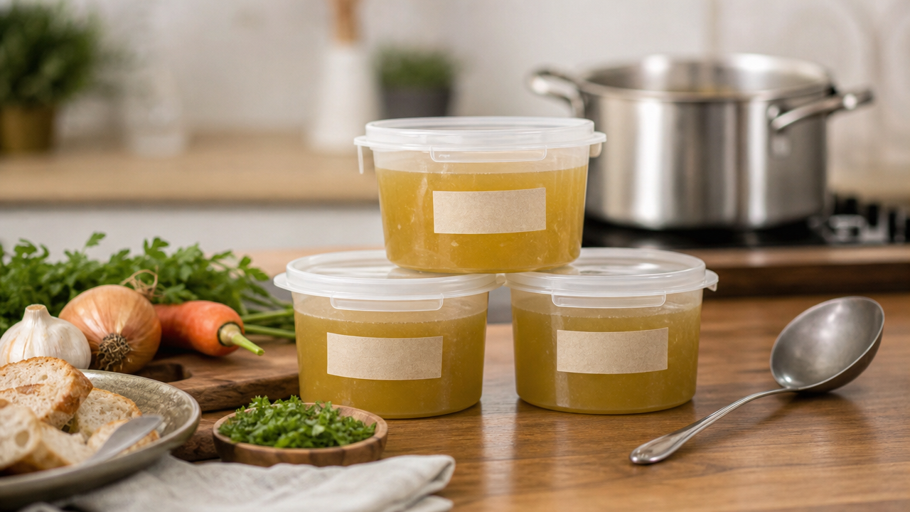 Caldo simples em pote: o detalhe que deixa a apresentação mais profissional para vender