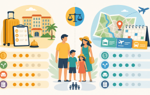 Pacote fechado ou viagem por conta própria: o que sai melhor para família?