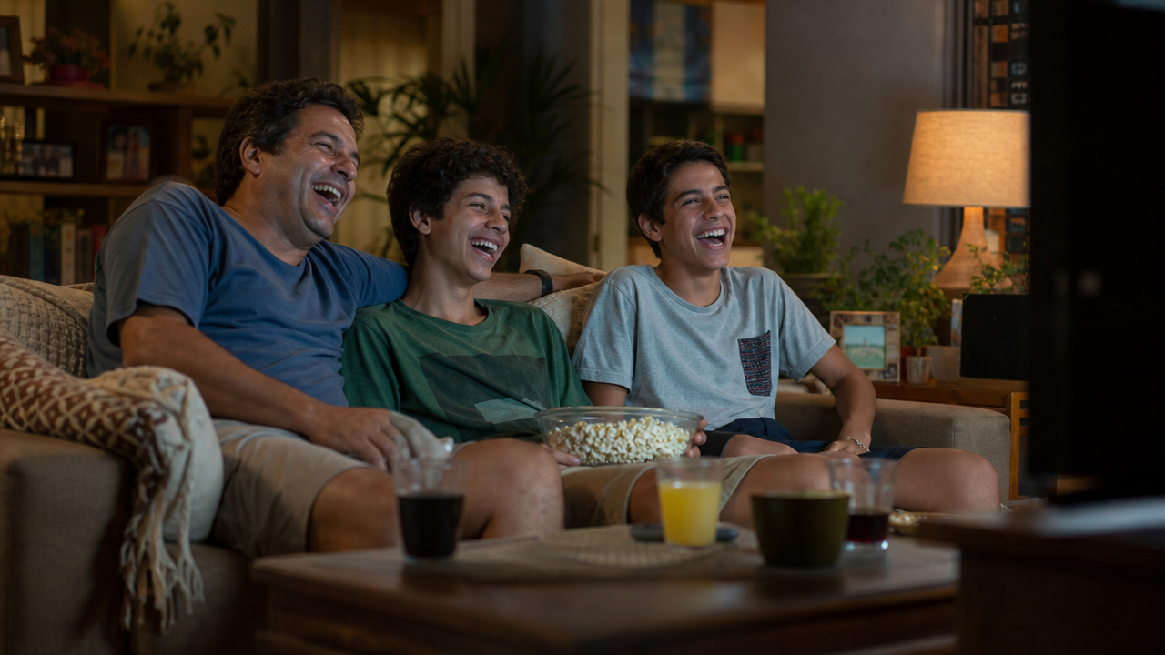 7 comédias leves para assistir com o pai sem perder tempo escolhendo