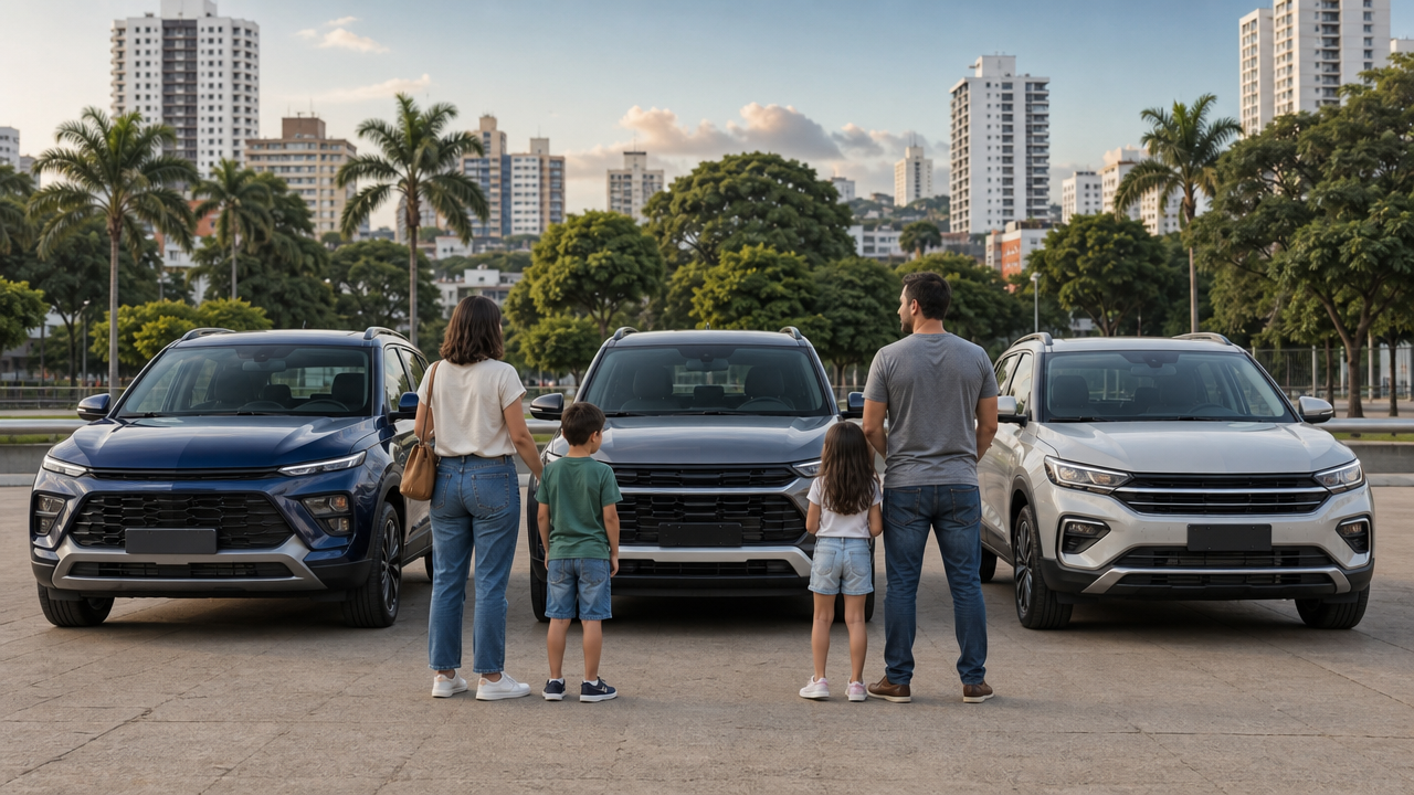Chevrolet Tracker, Hyundai Creta ou Volkswagen T-Cross: qual SUV combina com uma família pequena?