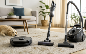 Aspirador robô x vertical x tradicional: qual combina com a rotina da sua casa?