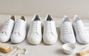 Tênis branco de lona, material sintético ou knit: qual dá menos trabalho no dia a dia?