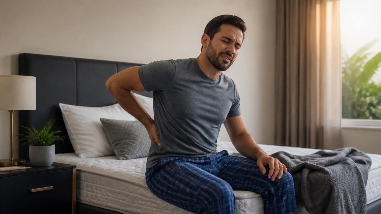 Dor nas costas ao acordar: 7 pistas de que o problema pode estar na rotina de sono