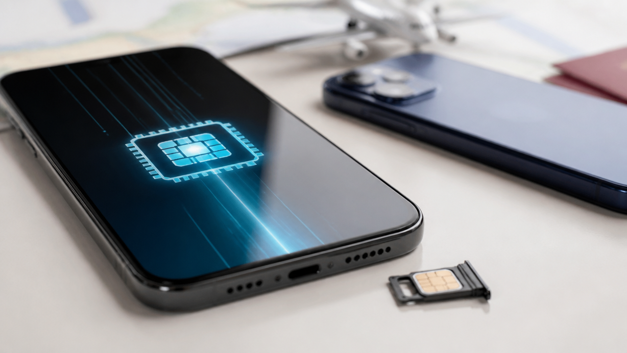 eSIM x chip físico: qual é mais prático para trocar de celular, viajar e usar duas linhas?