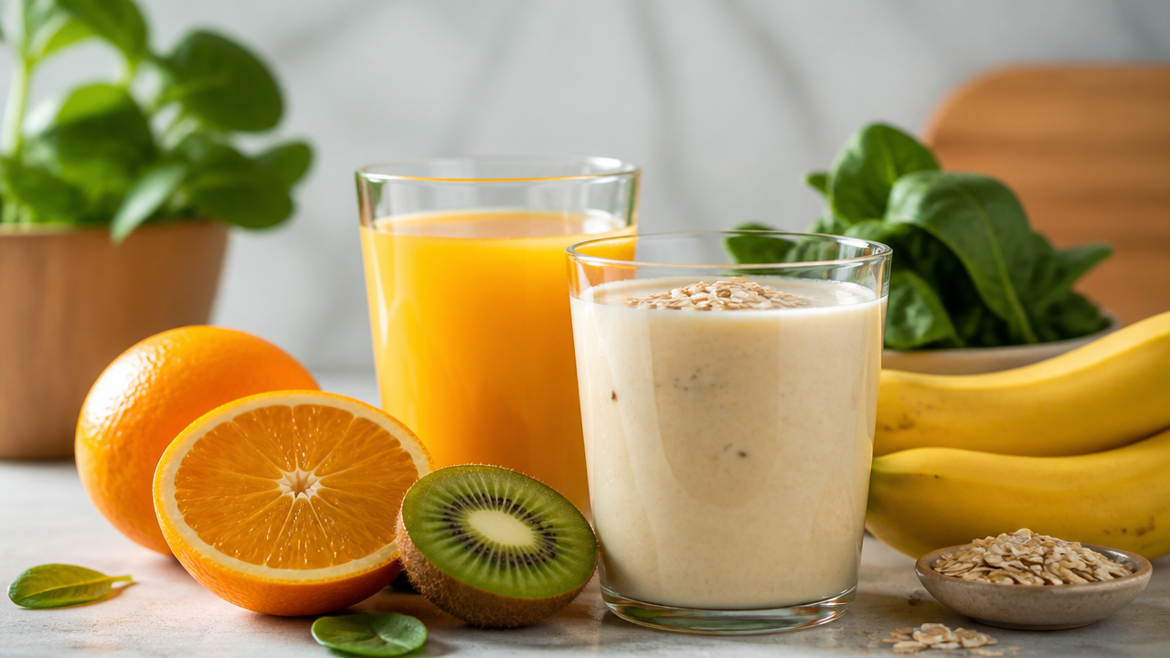 Fruta inteira x suco x vitamina: o que muda na saciedade, fibras e açúcar da refeição?