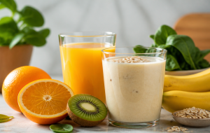 Fruta inteira x suco x vitamina: o que muda na saciedade, fibras e açúcar da refeição?