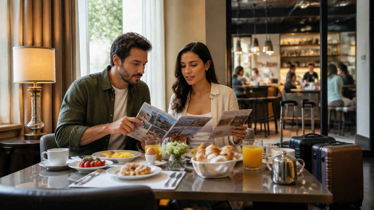 Hotel com café da manhã x sem café: quando a diária mais barata sai mais cara?