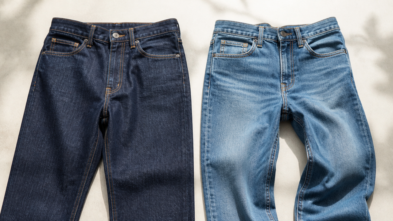 Jeans 100% algodão x jeans com elastano: qual veste melhor e dura mais?