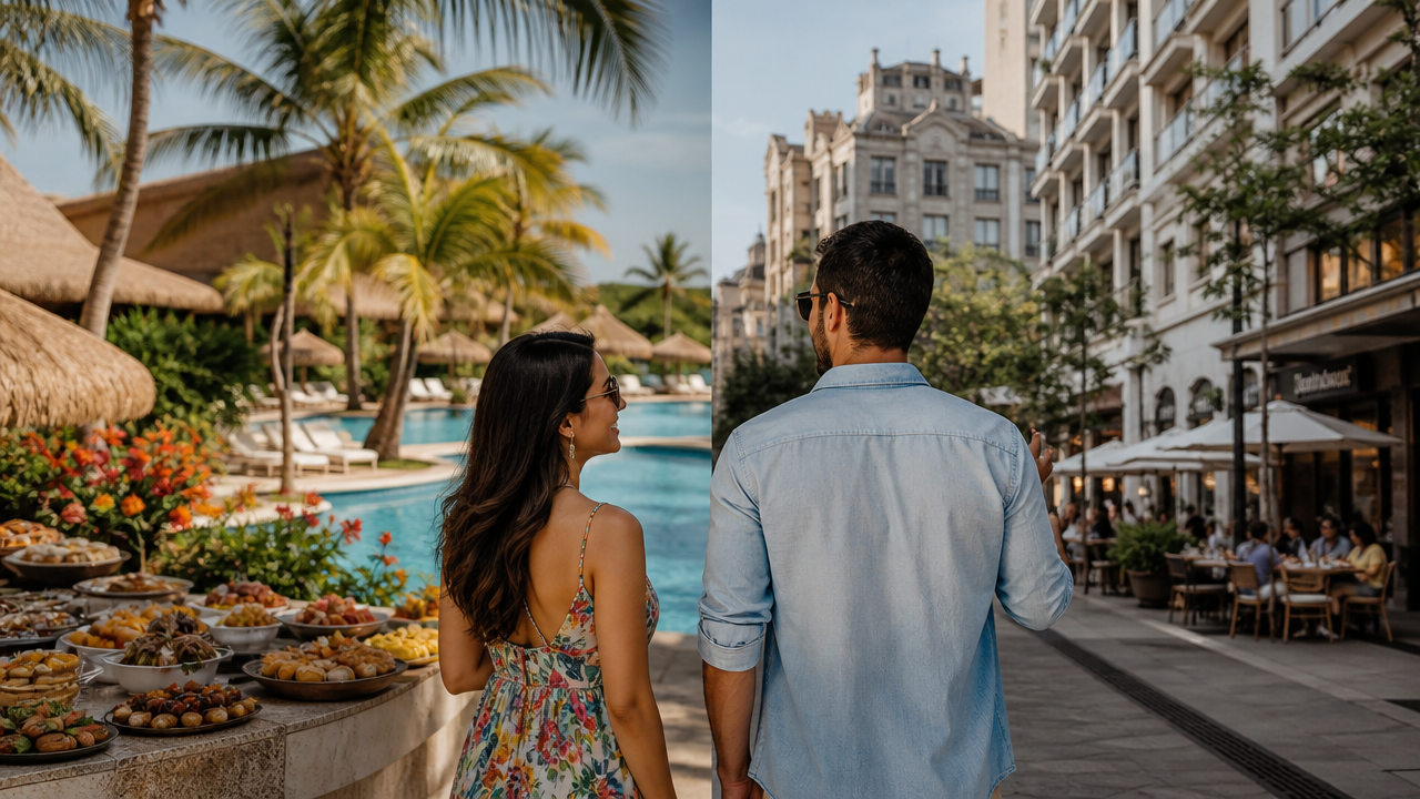 Resort all inclusive x hotel comum: quando pagar mais pela hospedagem pode reduzir o custo da viagem?