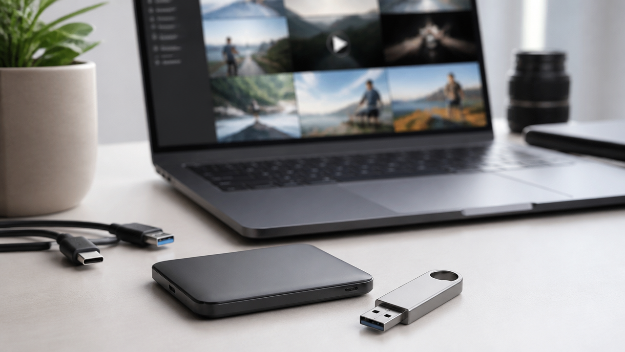 SSD externo x pendrive: qual é melhor para guardar fotos, vídeos e backups?