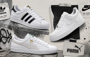 Adidas x Nike x Puma: qual tênis branco casual vale mais a pena no dia a dia?