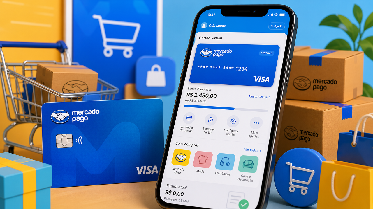Cartão Mercado Pago: limite, cartão virtual e benefícios no Mercado Livre