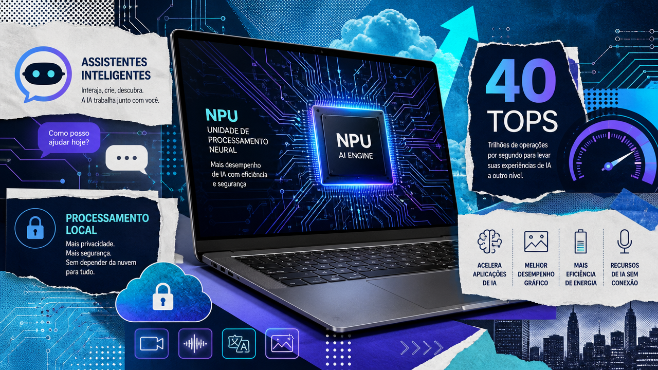 Notebook com NPU e Copilot+ PC: o que muda no uso diário antes de pagar mais pelo recurso