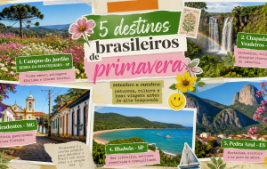 5 destinos de primavera no Brasil para viajar antes da alta temporada de verão