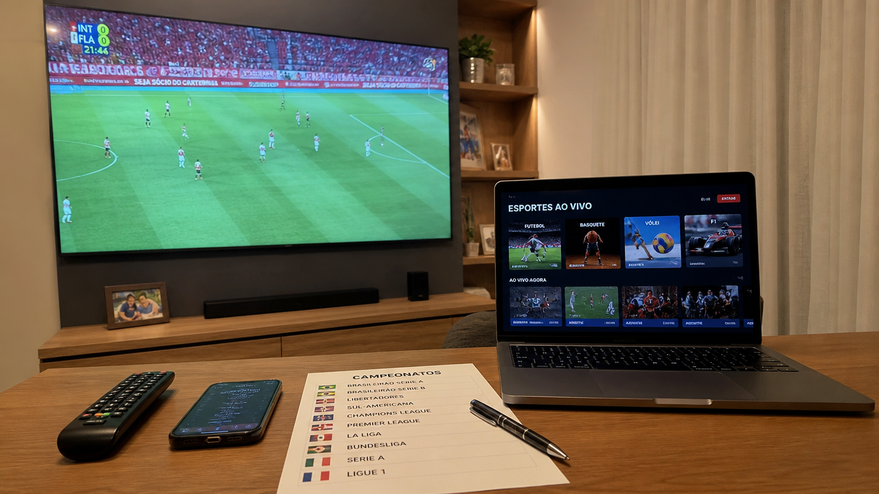 TV aberta x streaming para futebol: qual combinação entrega mais campeonatos sem assinar tudo