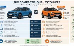 Volkswagen Tera x Renault Kardian: qual SUV compacto entrega o melhor pacote?