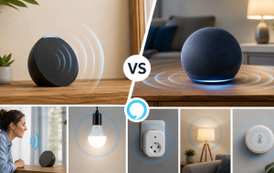 Echo Pop x Echo Dot: o que muda no som, nos sensores e no uso com casa inteligente
