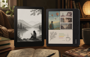 Kindle Paperwhite x Kobo Libra Colour: qual e-reader combina melhor com seu tipo de leitura?