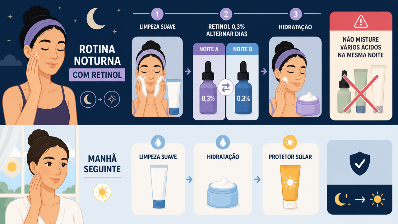 Retinol da Principia ou Creamy: como encaixar o produto na rotina sem misturar ativos ao acaso