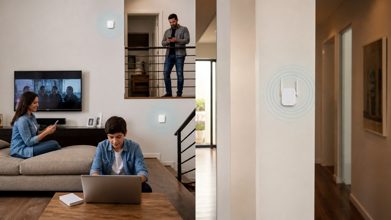Roteador mesh x repetidor Wi-Fi: qual resolve melhor o sinal fraco em casa grande?
