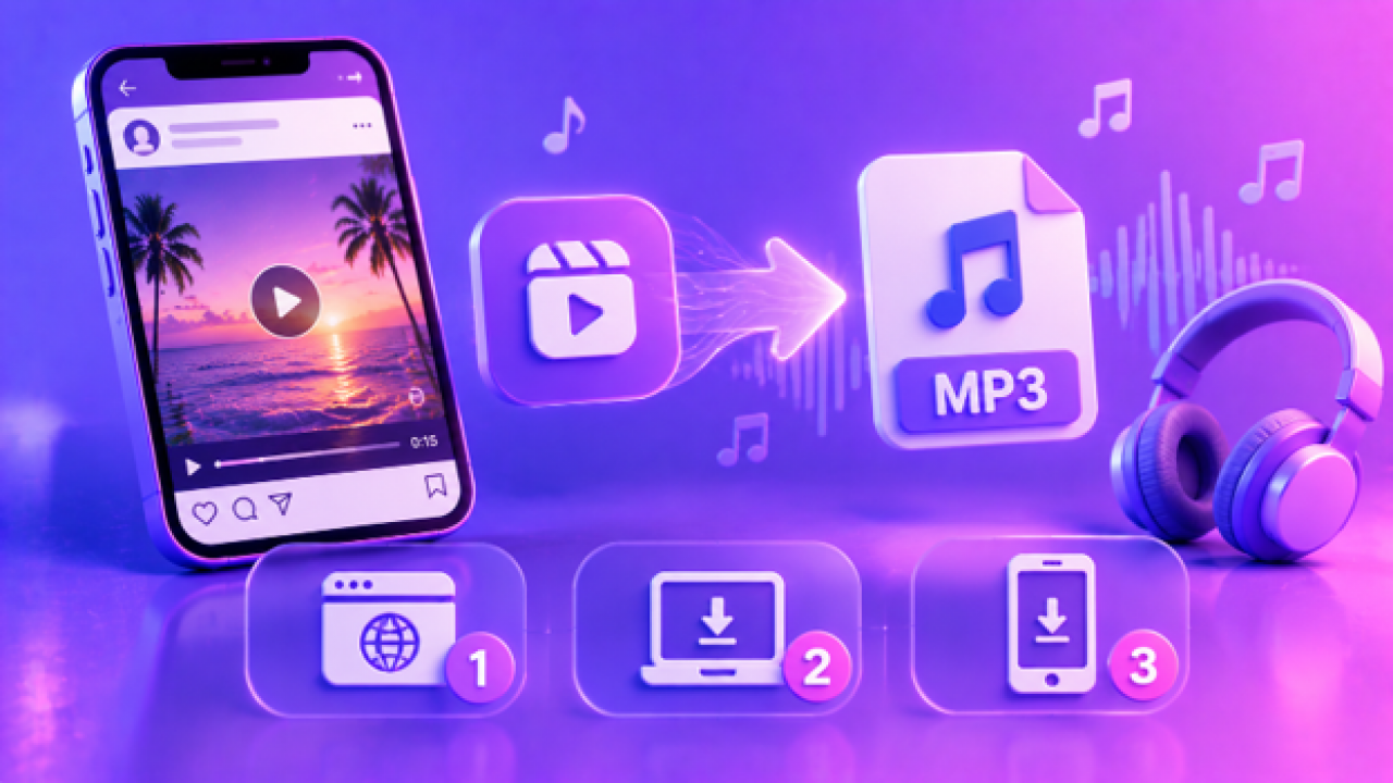 3 Melhores Métodos para Baixar Áudio de Vídeo do Instagram em MP3