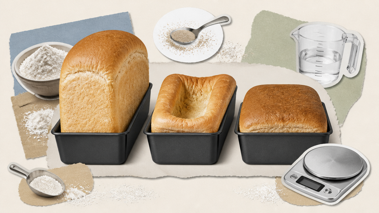 Máquina de pão: como ajustar receita quando o pão cresce demais, afunda ou sai pesado