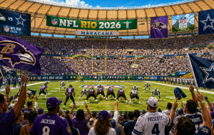NFL Rio 2026: onde assistir ao jogo no Brasil e como acompanhar a transmissão no Maracanã