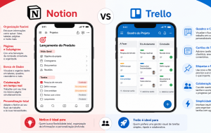 Notion x Trello no celular: qual é mais simples para organizar projetos e tarefas pessoais