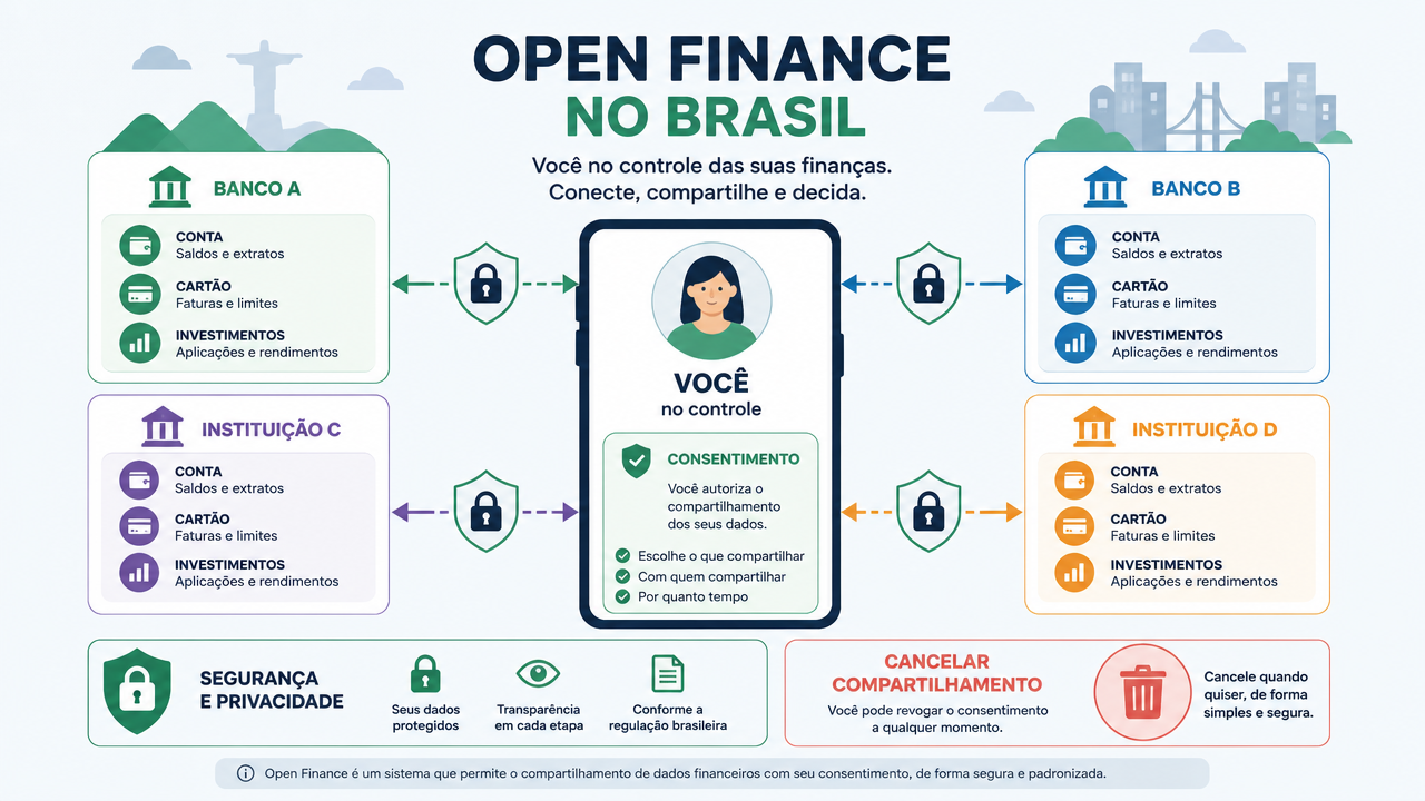 Open Finance no Inter, C6 e outras contas: como compartilhar dados e quando isso pode ser útil
