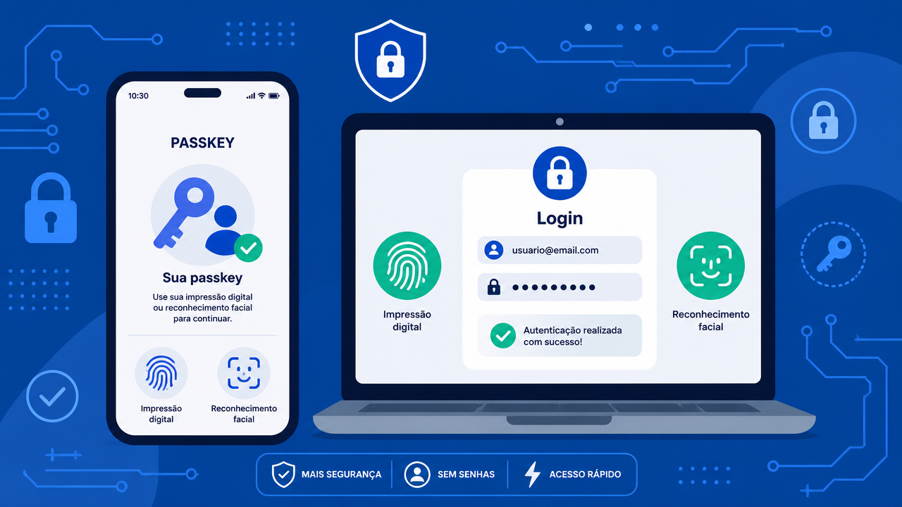 Passkeys: como substituir senhas em contas Google, Microsoft e outros serviços compatíveis