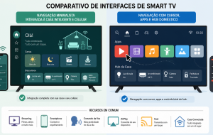 Tizen x webOS: Samsung ou LG — qual Smart TV é mais simples para apps, celular e comando de voz