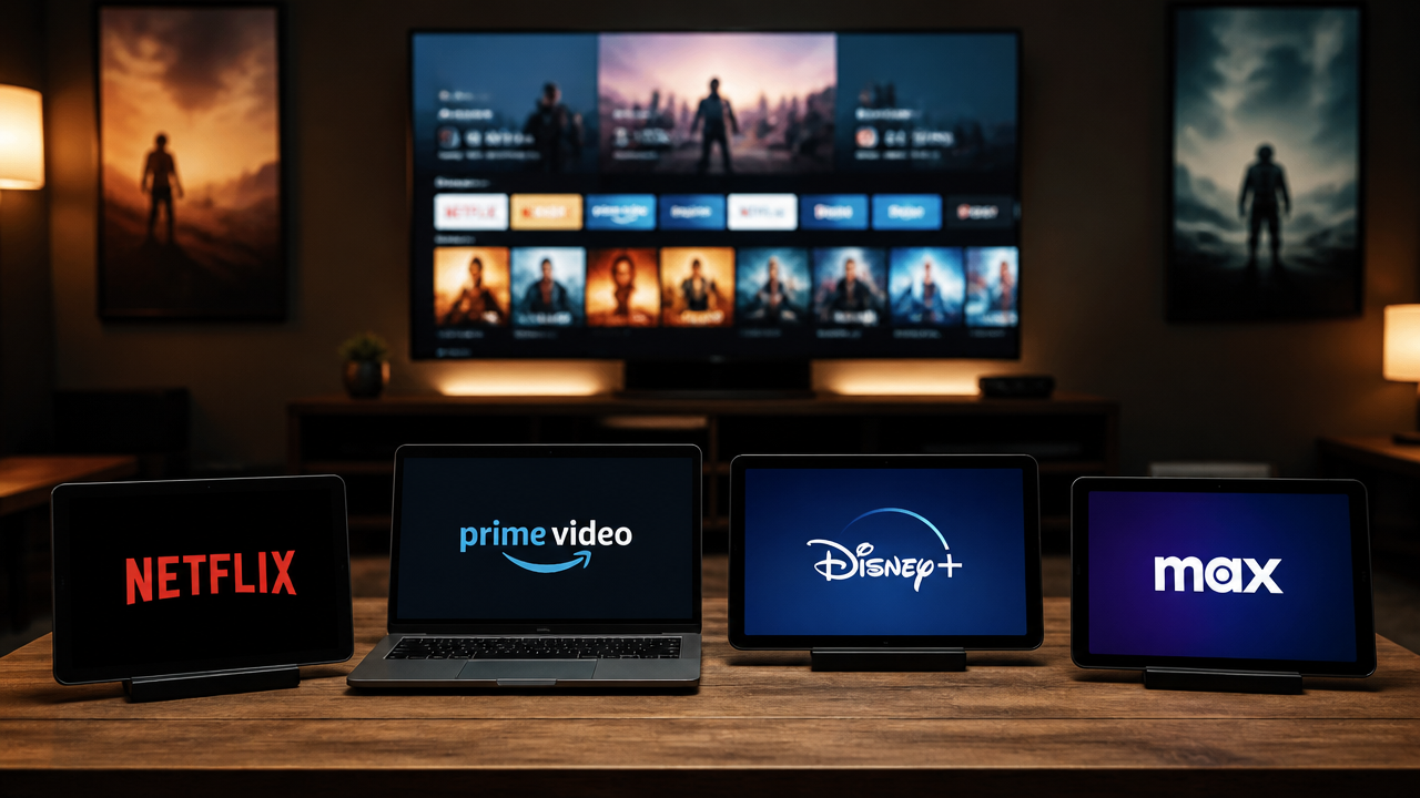 Netflix, Prime Video, Disney+ ou Max: qual streaming tem o catálogo mais interessante para filmes?